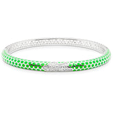 Green Enamel Bangle